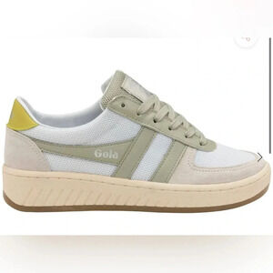 ! GOLA WOMEN'S GRANDSLAM MESH SNEAKERS | WHITE/LIGHT GREY